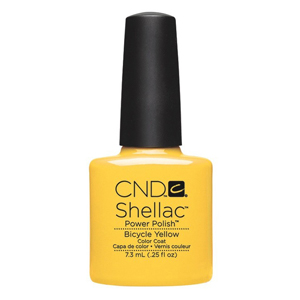 NEW  2014! CND Shellac   BICYCLE YELLOW