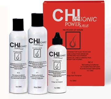 CHI 44 IONIC POWER PLUS  HAIR LOSS KIT FOR CHEMICALLY TREATED AND DRY HAIR