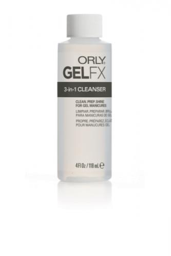 ORLY GELFX  3-in-1 CLEANSER  4 fl oz/118
