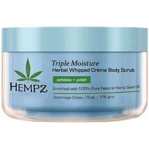 HEMPZ  Triple Moisture Herbal Body Scrub, 176 g