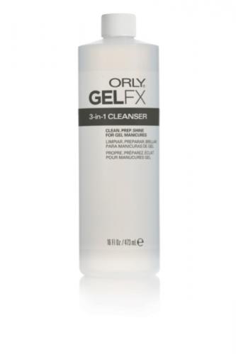 ORLY GELFX  3-in-1 CLEANSER  16 fl oz/473