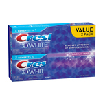CREST  3D White Radiant Mint Whitening Toothpaste, 2 pack